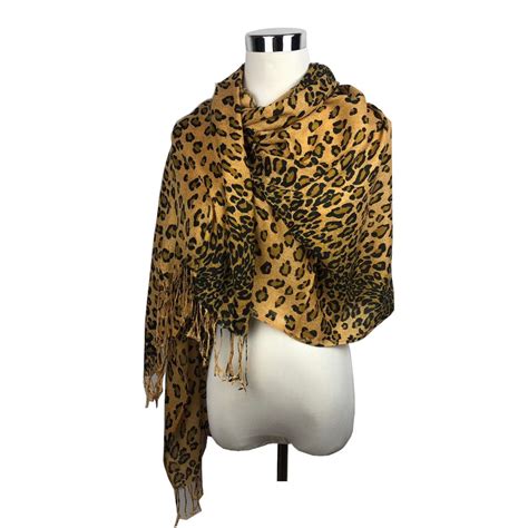 Leopard Pashmina Shawl.